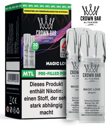 Al Fakher 600er Pods 20mg (2er Pack) | MAGIC LOVE