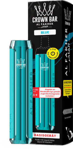 Al Fakher 600er Akkuträger Blue – wiederaufladbarer Vape-Akku für Al Fakher 600er Pods