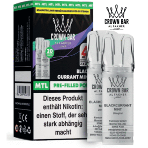 Al Fakher 600er Pods 20mg (2er Pack) | BLACKCURRENT MINT