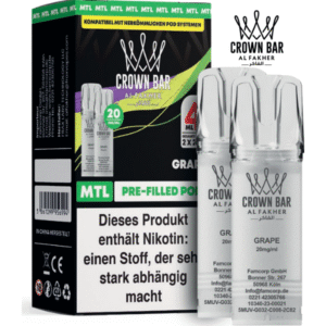 Al Fakher 600er Pods 20mg (2er Pack) | GRAPE