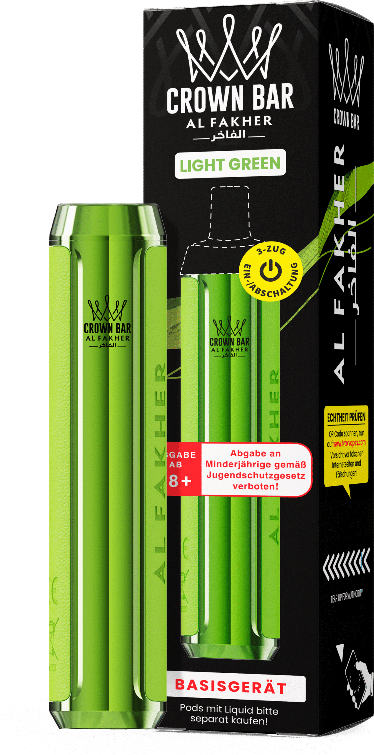 Al Fakher 600er Akkuträger | LIGHT GREEN